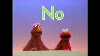 Sesame Street - Telly, Elmo and the word NO!