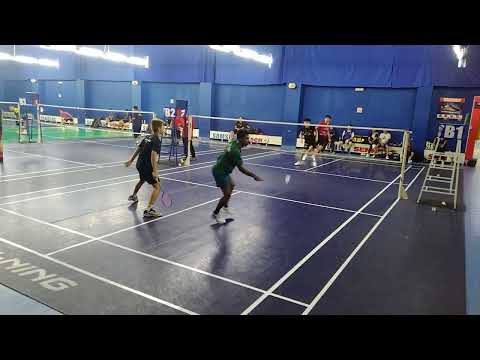 Badminton MuhibbahTeam Men's Double Sparring - Jack / Ravin Vs Bryan / MT