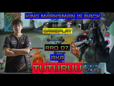 KING MARKSMAN IS BACK [ GRANGER RRQ D7. AKA TUTURUU SAVAGE GAMEPLAY ] - MOBILE LEGENDS