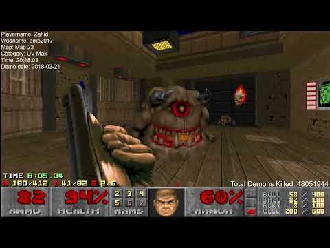 Doom 2: Doomworld Mega Project 2017 - MAP23:  Janitor Patrol UV-Max in 20:18 (by Zahid)