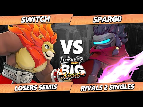 LMBM 2025 LOSERS SEMIS - Spargo (Clairen) Vs. Switch (Zetterburn) Rivals of Aether II - RoA2