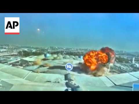 Kuwait releases surveillance video of deadly drone strike on its international airport