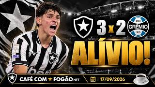 CAFÉ COM FOGÃONET: BOTAFOGO SEGURA RESULTADO E RESPIRA NA TABELA | TITE SERÁ APRESENTADO HOJE