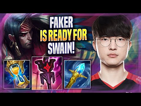 FAKER IS READY TO PLAY SWAIN! - T1 Faker Plays Swain MID vs Azir! | Season 2022