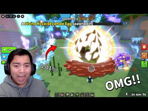 OMG! I Found the NEW 0.01% BIGGEST DIVINE ROYAL SKYWHALE EGG In Steal An Egg..! ☠️