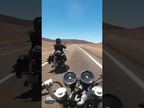 Rodando no Chile, trecho 100% deserto, entre Antofagasta e Taltal, ao melhor estilo Mad Max!