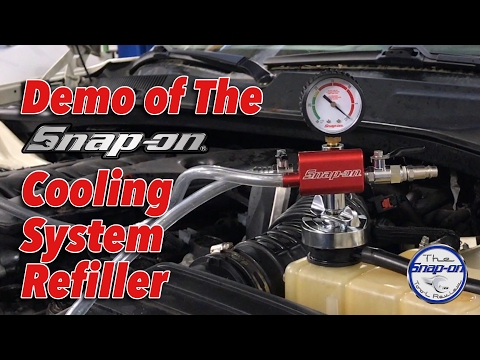 How To Use The Snap-on Cooling System Refiller - Quick DEMO
