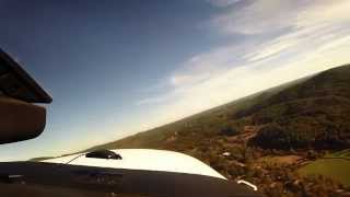 preview picture of video 'Cockpit View - Landing at Big Creek Flying Ranch - Watch in HD'