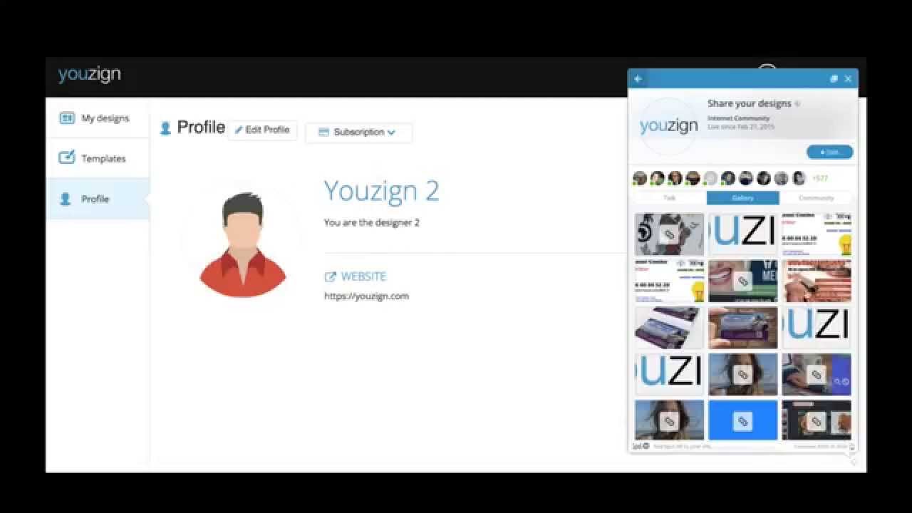 Youzign Dashboard