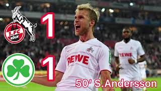 1.FC Köln - Greuther Fürth 1:1 | FC Radio Highlights