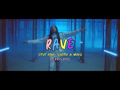 Steve Aoki, Showtek & MAKJ - Rave feat. Kris Kiss [ Instrumental ]