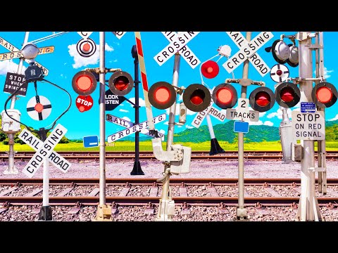 The American Railroad Crossings Helping a Fallen Crossing