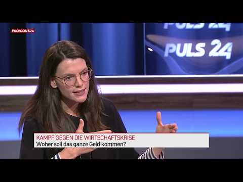 Who pays for the crisis? Barbara Blaha in Pro and Contra on Puls4