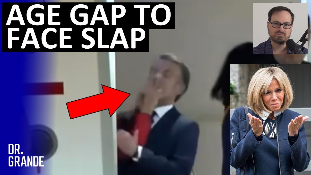 Cradle-Robbing Wife Shoves Much Younger French President | Emmanuel and Brigitte Macron Analysis