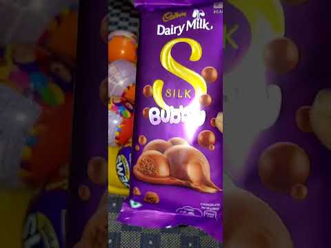 Cadbury dairy milk silk bubbly chocolate