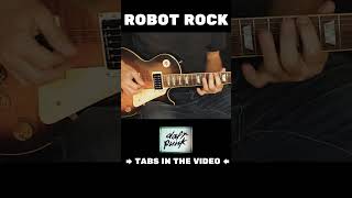 Robot Rock | Daft Punk Guitar Tutorial With guitar tab #guitartabs #guitarcover