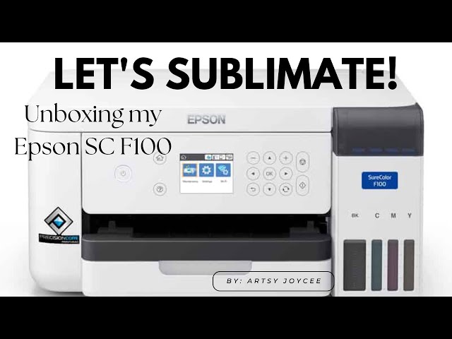 فيديو فتح صندوق طابعة إبسون SC-F100 للتسامي الحراري