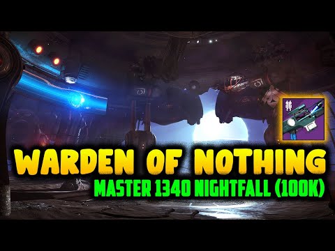 Destiny 2 | "Warden of Nothing" Master 1340 (100k) Nightfall Ordeal Guide [Warlock]