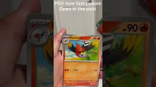POV how fast people opened in the past vs right now...