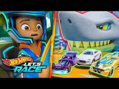 Capa de Tubarão Gigante Ataca o Super Lava Rápido!  | Hot Wheels: Velocidade Máxima!