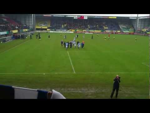 Fortuna Sittard - FC Zwolle 0-1 (09-04-2012) Laatste minuten en einde wedstrijd
