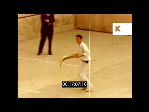 1960s Basque Country, Men Playing Basque Pelota, 16mm