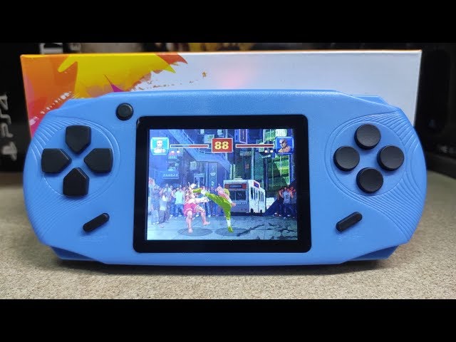 Vídeo relacionado con ZHISHAN Consola de Juegos Portátil para Niños con Construido en 220 Classic Video Juegos Sistema 3.0" LCD Cumpleaños (Azul