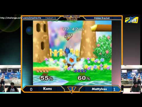 KUN$ (Fox) vs MattyIce (Falco)