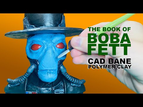 I made Cad Bane from The Book of Boba Fett, polymer clay.