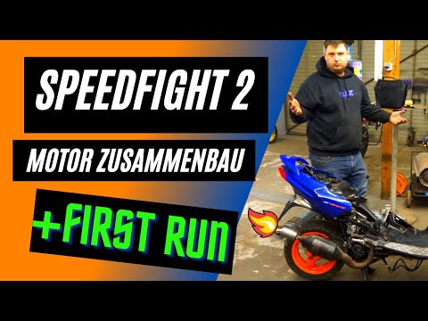Peugeot Speedfight 2 Zylinder einbauen - MOTOR zusammen bauen - FIRST RUN?