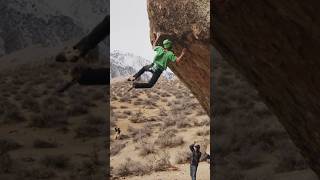 Daniel Woods on the highball line that wasn’t repeated for 9 years