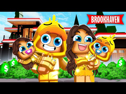 Wij Starten Een MILJONAIRS Familie! (Roblox)