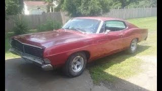 1968 GALAXIE COLD START AT NIGHT WITH HOOD OFF