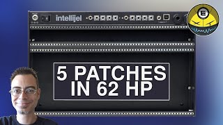 Video thumbnail for 5 Patches with Intellijel Palette (62hp Eurorack Case) by Electronisounds Audio