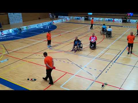 BISFed 2018 Povoa Boccia World Open, Finals, Davor Komar vs Samuel Andrejčik, 3. end