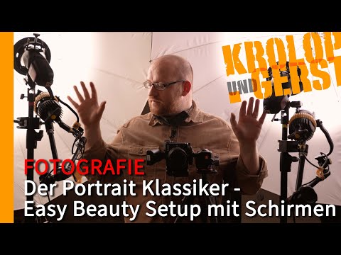 The portrait classic - Easy Beauty Setup with umbrellas 📷 Krolop&Gerst