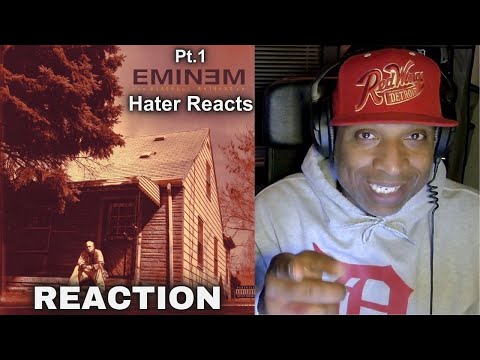 EMINEM  HATER REACTS: Eminem "The Marshall Mathers LP" Pt.1 (REACTION) #MMLP #AgentJoyce