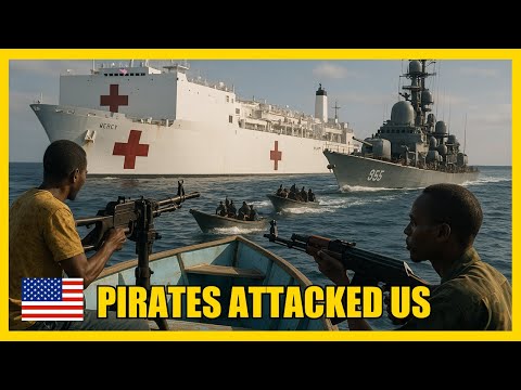 Somali Pirates Attacked US Hospital Ship - 8 Navy SEALs vs 40 Pirates With RPGs