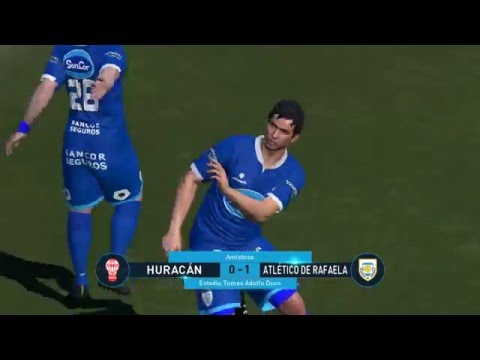 Gol de Orsini. Huracán 0 - Rafaela 1. Fecha 1. Torneo Transición 2016