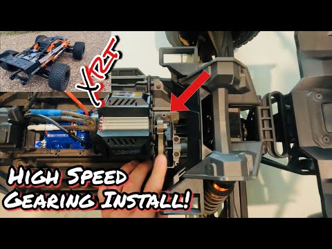 Traxxas | XRT | how to install the optional high speed gearing