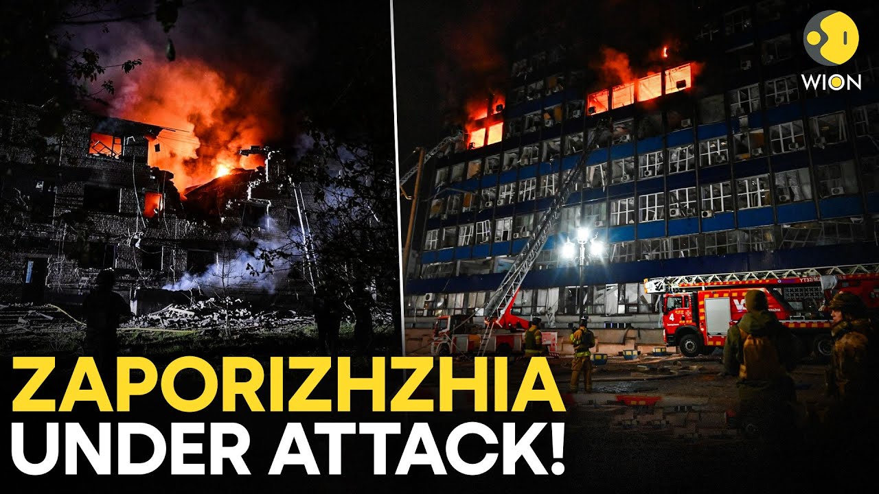 Zaporizhzhia Under Attack LIVE: Russia Targets Zaporizhzhia; Energy Infrastructure DESTROYED | WION