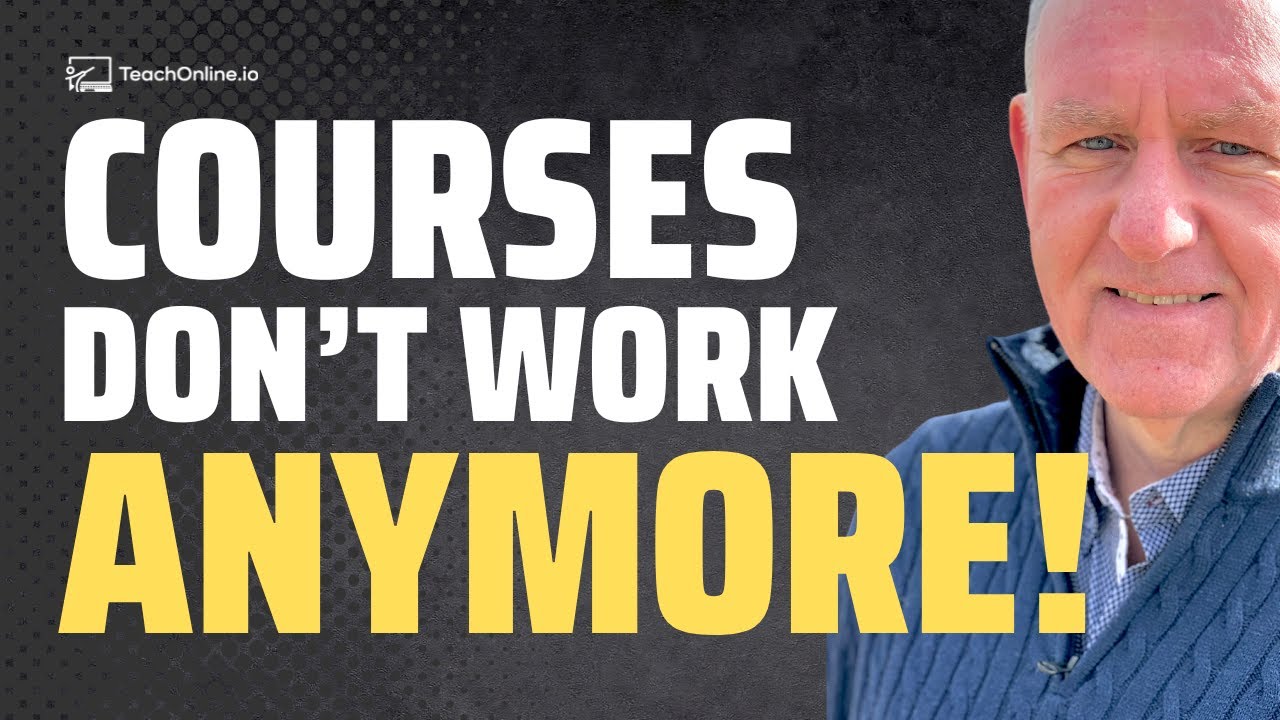 Stop Calling It a Course! (AI Changed the Rules)