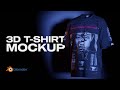 3D T Shirt Mockup Blender Tutorial