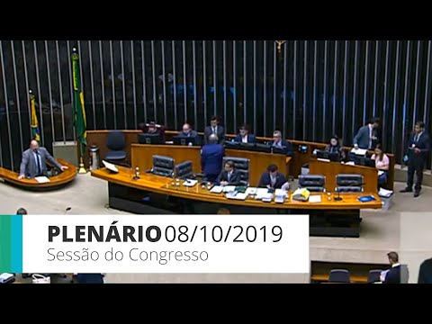 Sessão do Congresso Nacional - Votação de projetos de lei - 08/10/2019 - 14:39