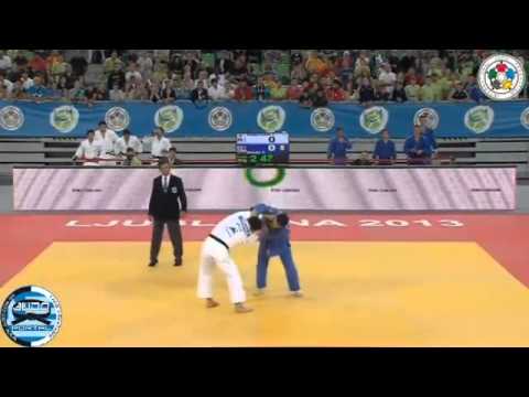 Judo World Junior Team Championships Ljubljana 2013 Bronze -90kg MULEC (SLO) - KOBAYASHI (JPN)