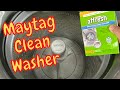 How To Clean A Maytag Top Load Washing Machine With Affresh MVW8230HC0 Basic Life Skills