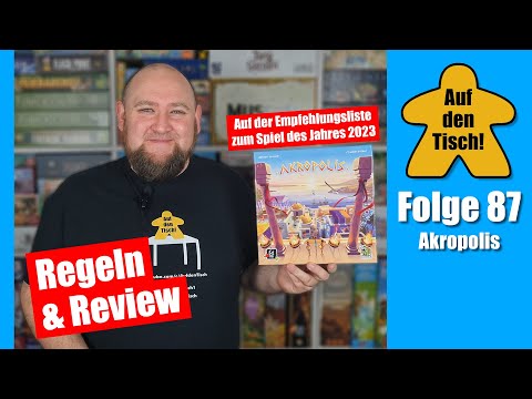 Akropolis von Jules Messaud | 2022 | Regeln & Review | Auf den Tisch! Folge 87