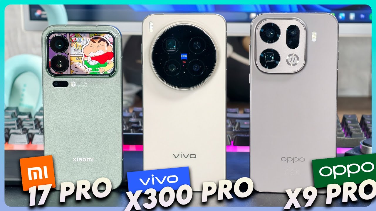 vivo X300 PRO vs oppo Find X9 Pro vs Xiaomi 17 PRO | Compartiva FINAL