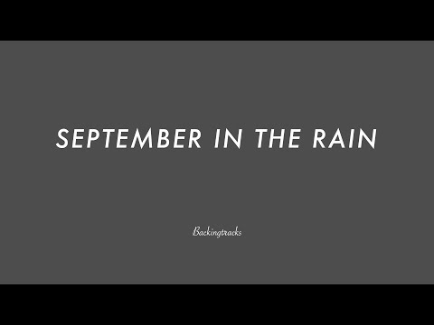 SEPTEMBER IN THE RAIN chord progression - Backing Track Play Along Jazz Standard Bible 2 Guitar