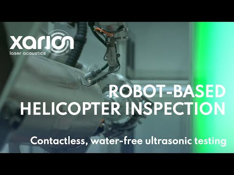 Robotic Laser Ultrasound for Composite Helicopter Parts – Water-Free and Contactless